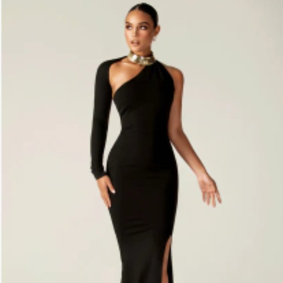 Lilux One Shoulder Modern Maxi Dress - Picture 1 of 1
